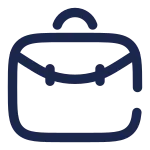 Case Round Minimalistic SVG Icon